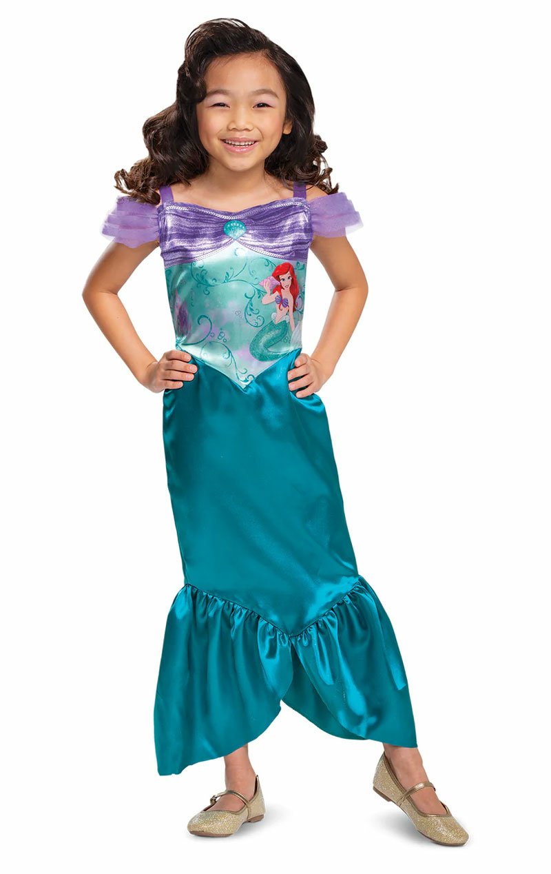 Kids Disney The Little Mermaid Ariel Plus Costume - Simply Fancy Dress