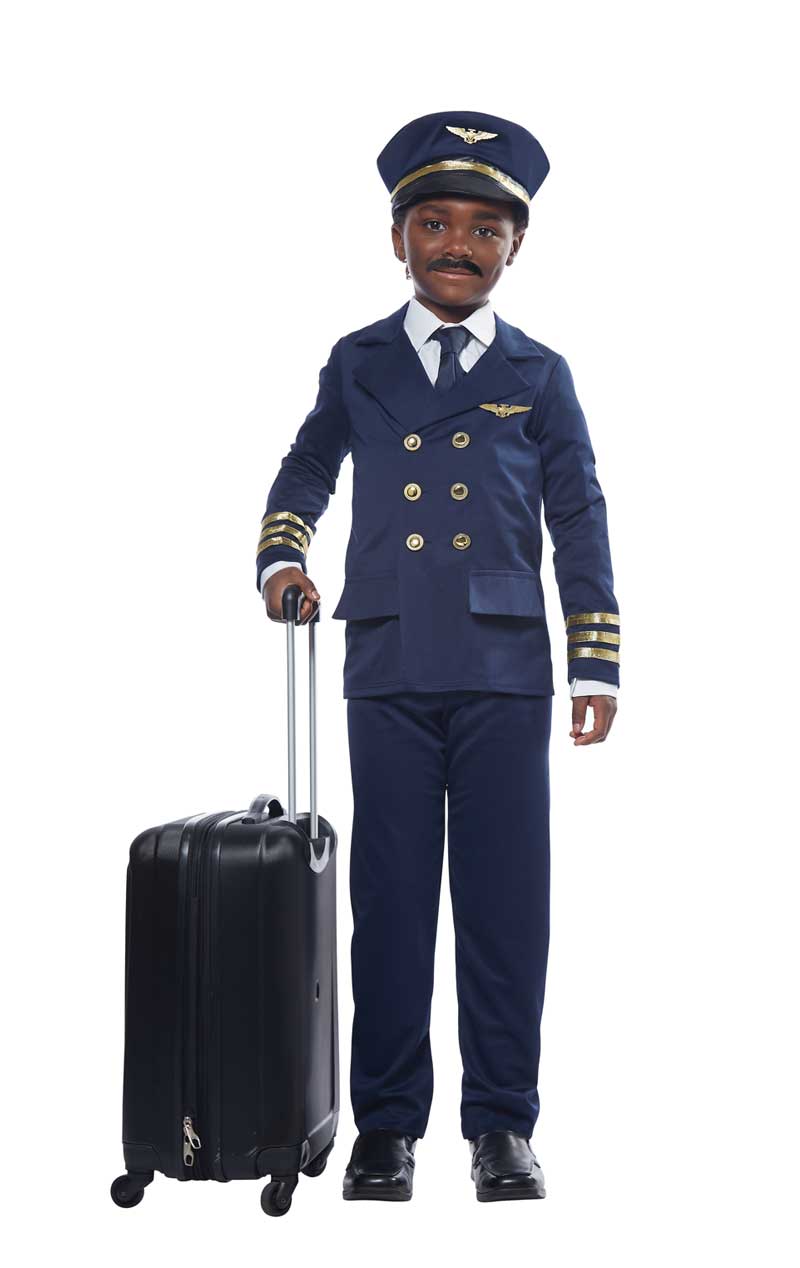 Kids Unisex Airplane Pilot Costume - Simply Fancy Dress