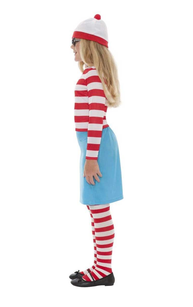 Kids Wheres Wally Girl Costume - Simply Fancy Dress