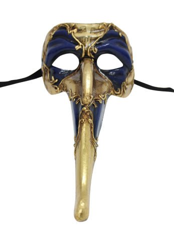 Long Curved Nose Masquerade Mask - Simply Fancy Dress