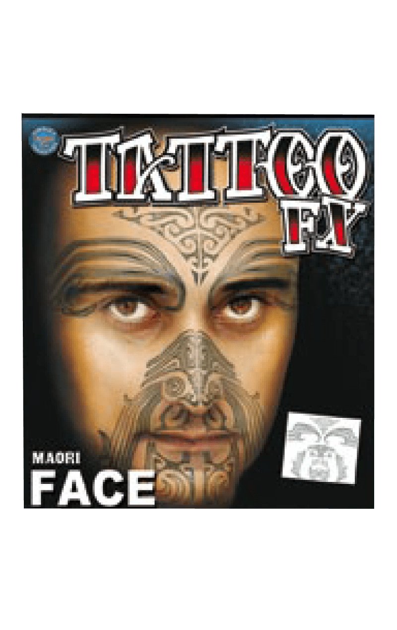 Maori Face Tattoo - Simply Fancy Dress