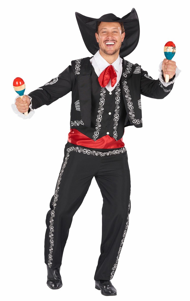 Mens Mexican Mariachi Costume (2 in 1 costume) - Simply Fancy Dress