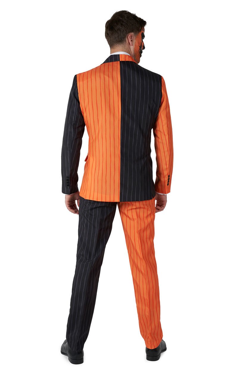 Mens SuitMesiter Jack-O Pinstripe Halloween Suit - Simply Fancy Dress