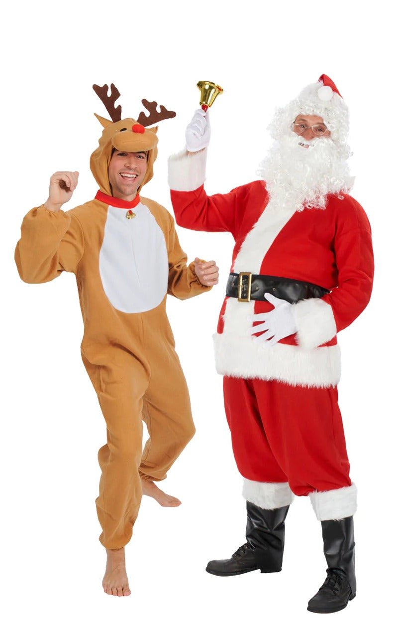 Reindeer & Santa Couples Costume - Simply Fancy Dress