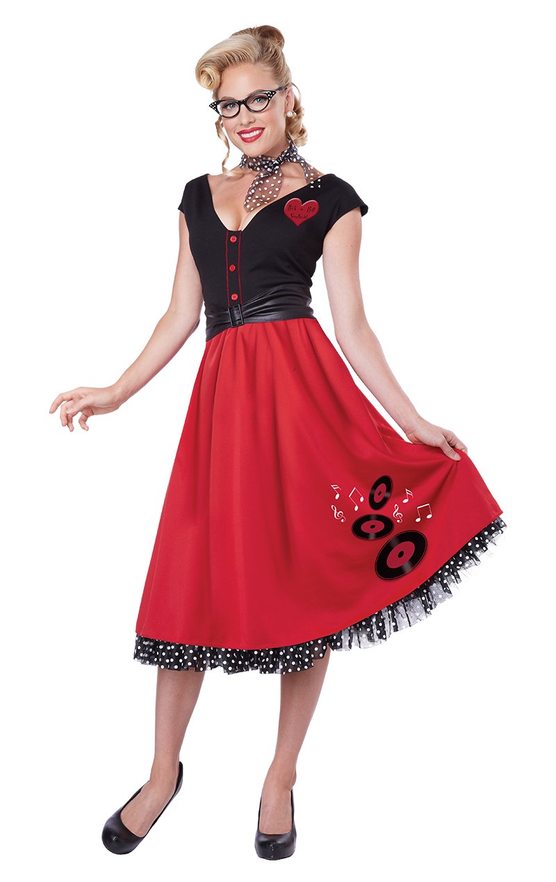 Rock N Roll Sweetheart Costume - Simply Fancy Dress