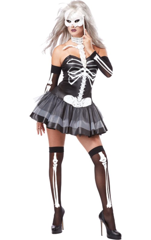 Skeleton Masquerade Costume - Simply Fancy Dress