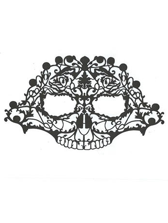 Skull Face Lace - Simply Fancy Dress