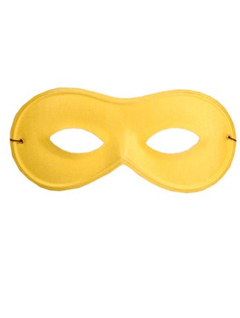 Small Yellow Domino Mask - Simply Fancy Dress