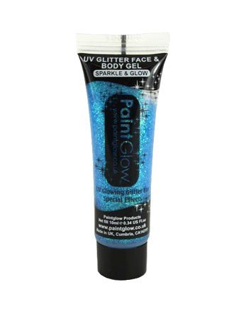 UV Glitter Body Gel - Ice Blue - Simply Fancy Dress