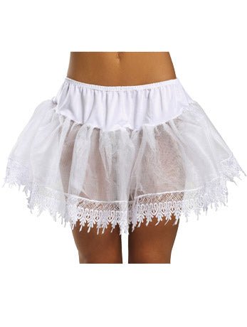 White Teardrop Lace Petticoat - Simply Fancy Dress