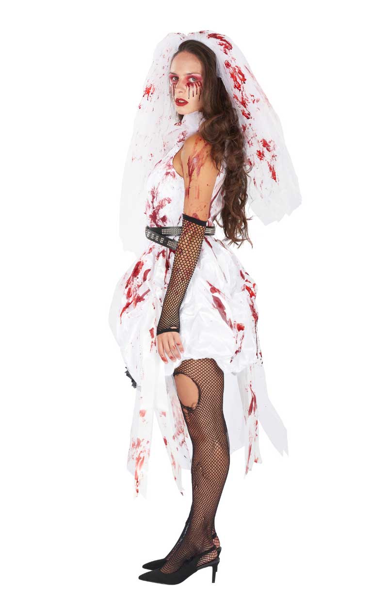 Womens Bloody Bride Halloween Costume - Simply Fancy Dress